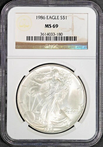 楽天市場】1ドル 銀貨 1986の通販