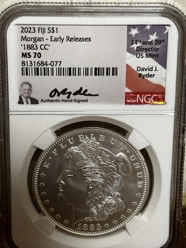 楽天市場】2023年「1883 CC」1オンス モーガン銀貨 1ドル フィジー