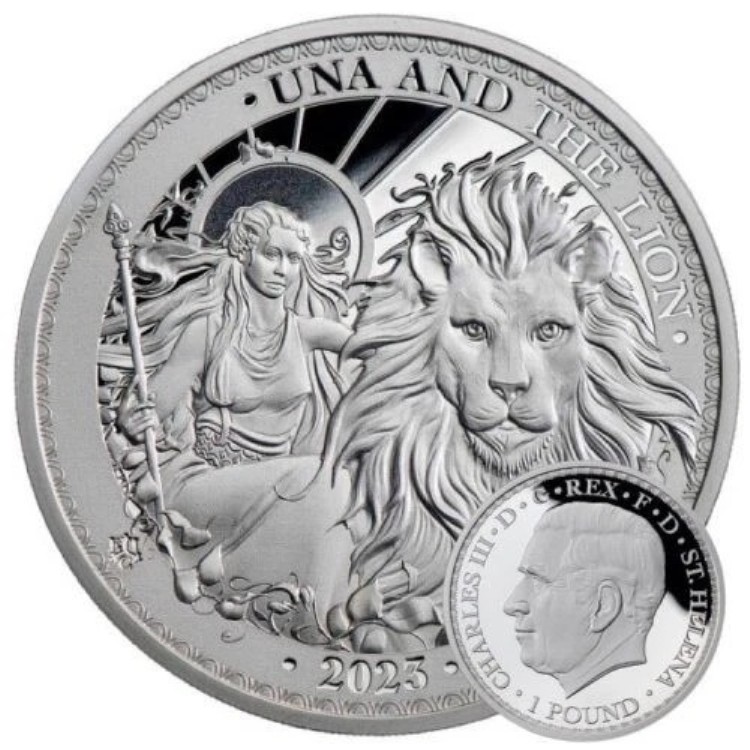 楽天市場】ウナとライオン 2023 1ポンド 1オンス 純銀プルーフコイン