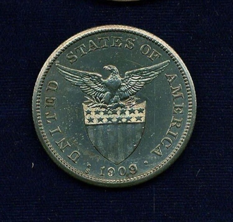楽天市場】フィリピン 1909-S 1ペソ銀貨、チョイス ほぼ未流通 : WORLD