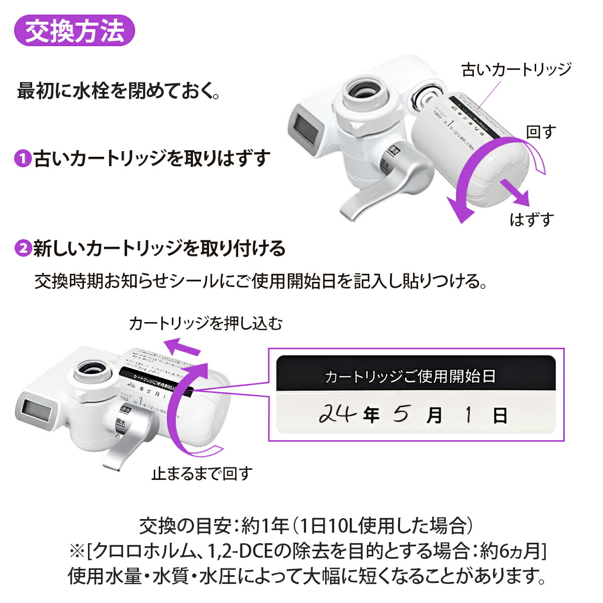楽天市場】TK-CJ24C1 パナソニック蛇口直結型浄水器用 交換