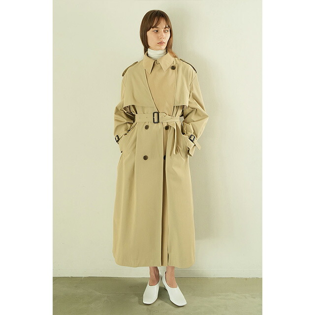 楽天市場】クラネ CLANE レイヤー ロング トレンチコート LAYER LONG