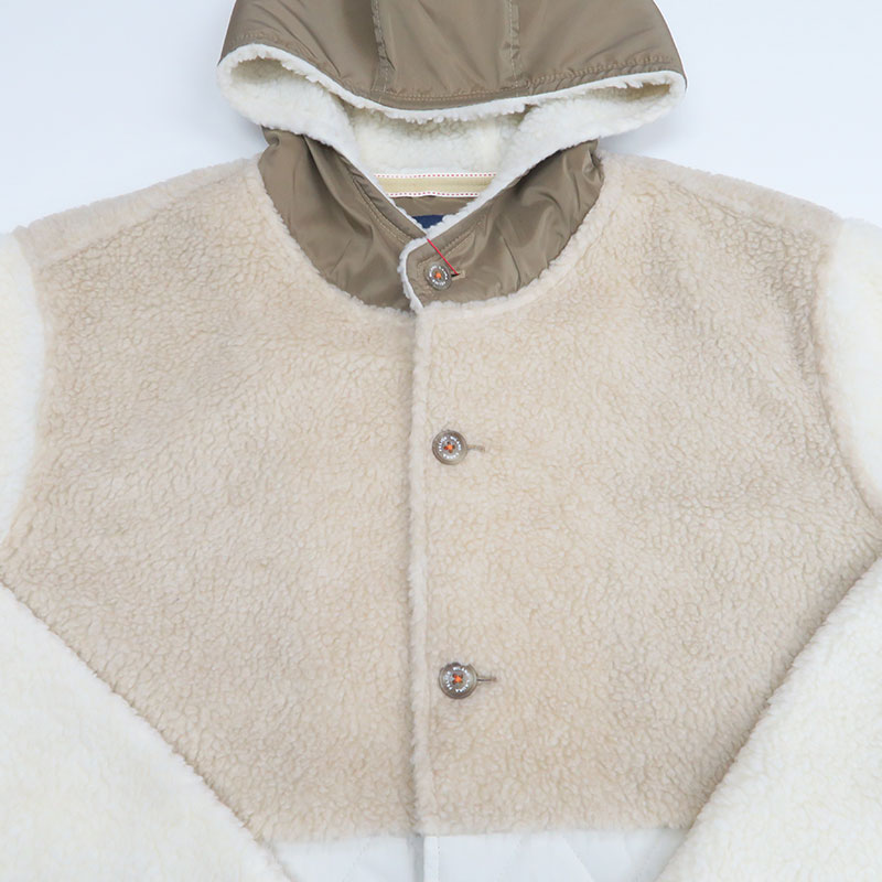 楽天市場】ラウラフェリーチェ ジップボア フーデッド パーカー 50 LL