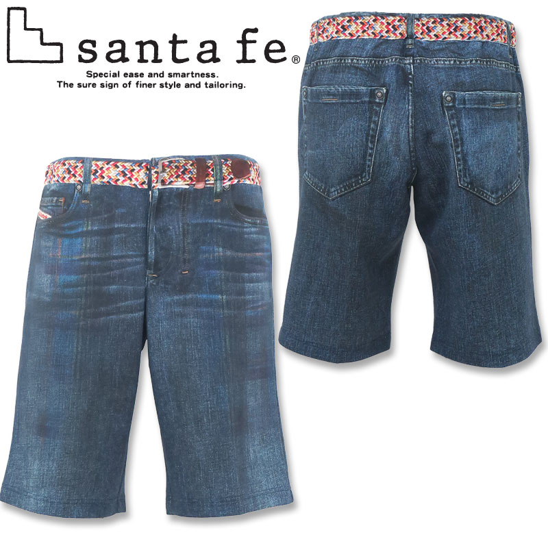 楽天市場】サンタフェ フェイクプリント ハーフパンツ 61120-096-46