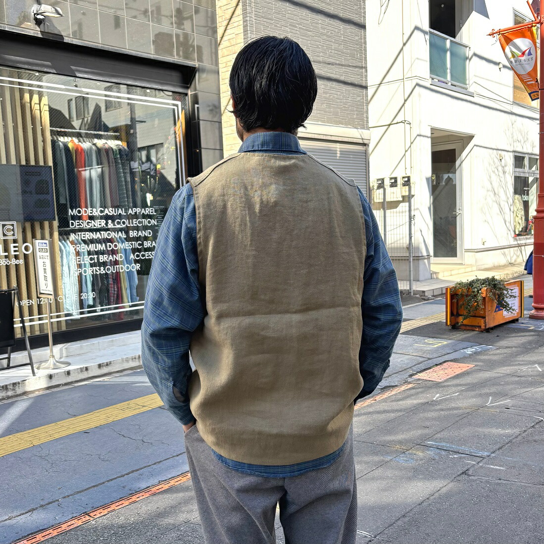 楽天市場】NIGEL CABOURN / FRENCH WORK VEST LINEN PIN OX