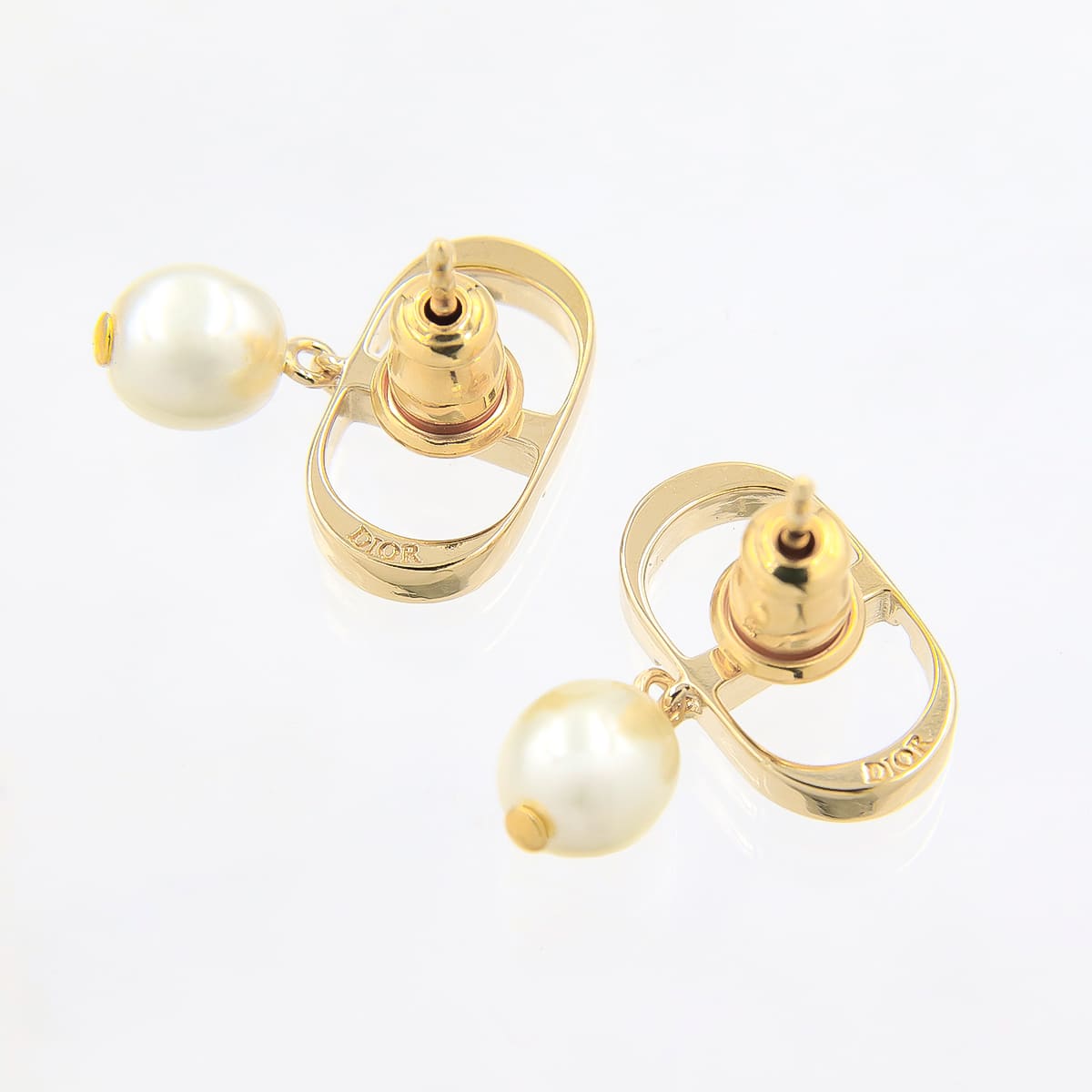 楽天市場】Dior ディオール ピアス PETIT CD プチ ペア ホワイト