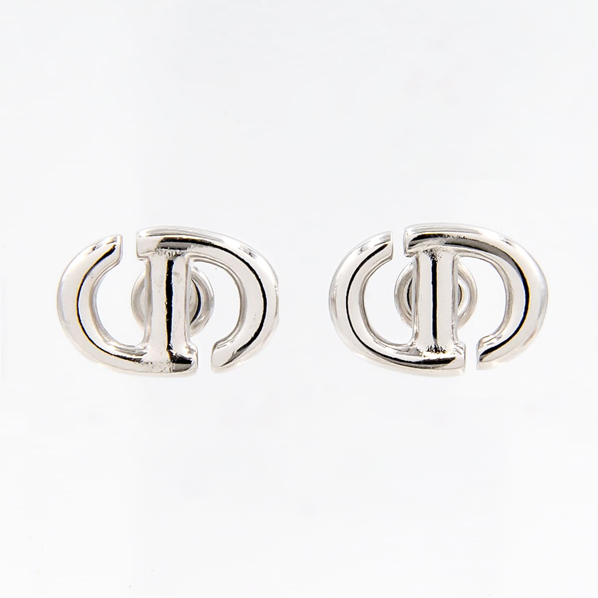 楽天市場】Dior ディオール ピアス CD NAVY スタッドピアス ペア