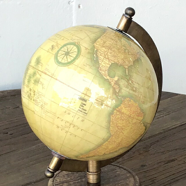 楽天市場】地球儀 インテリア オブジェ アンティーク おしゃれ