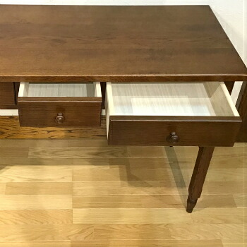 楽天市場】デスク 机 平机 日本製 国産家具 ナラ無垢 書斎デスク 事務