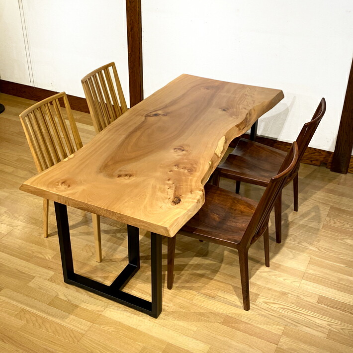 楽天市場】一枚板 テーブル 栃 無垢 一枚板テーブル ダイニング
