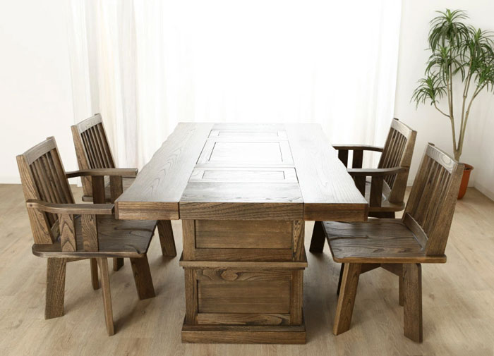 楽天市場】囲炉裏 日本製 国産家具 幅150 ダイニングテーブル いろり