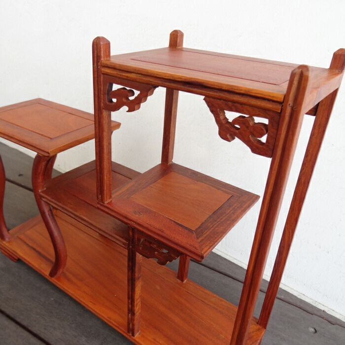 楽天市場】飾り棚 和モダン 和風 アジアン オリエンタル おしゃれ 花梨