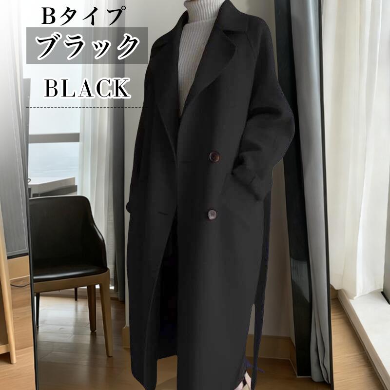 楽天市場】チェスターコート レディース ロングコート 冬 ベルト付き