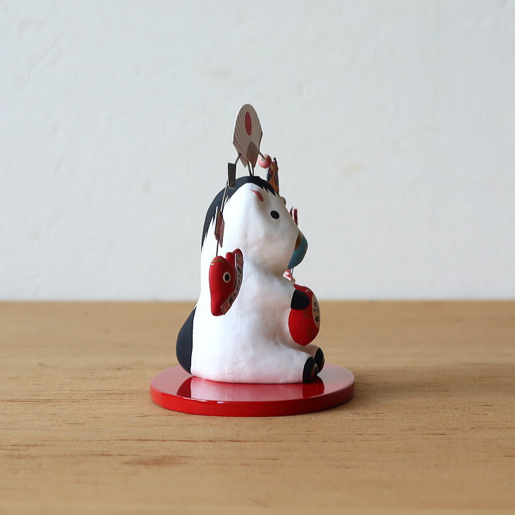 楽天市場】2026年 干支張子(午) 福乗せやじ午 お正月飾り 干支 首振り