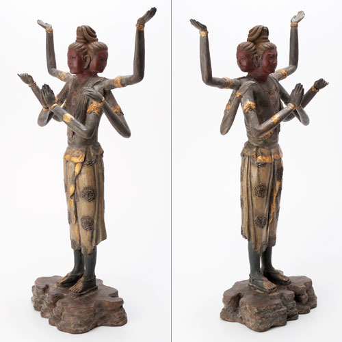 楽天市場】高岡銅器 阿修羅像（未入魂） 蝋型青銅製 作者：喜多敏勝