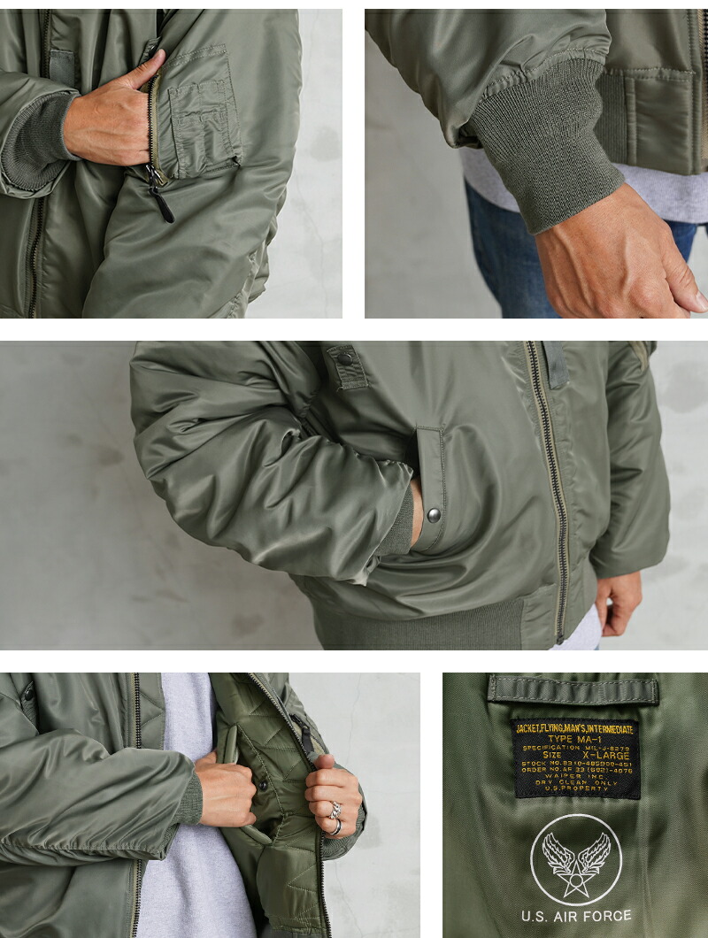 楽天市場】WAIPER.inc ワイパーインク 米軍 最初期型 MA-1フライト