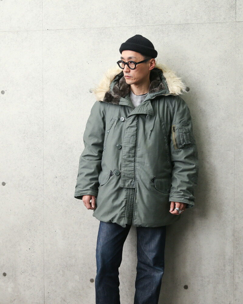 楽天市場】希少 実物 USED 米軍 N-3B フライトジャケット【クーポン