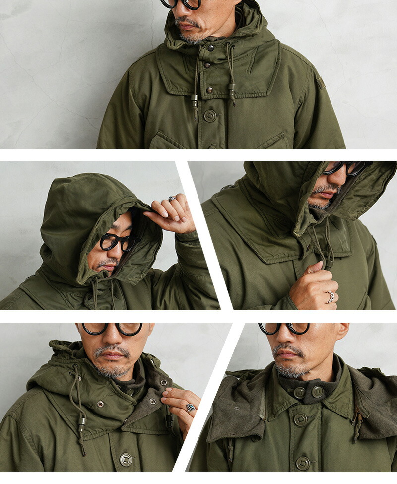 楽天市場】希少 実物 USED カナダ軍 ECW コンバット パーカー フル