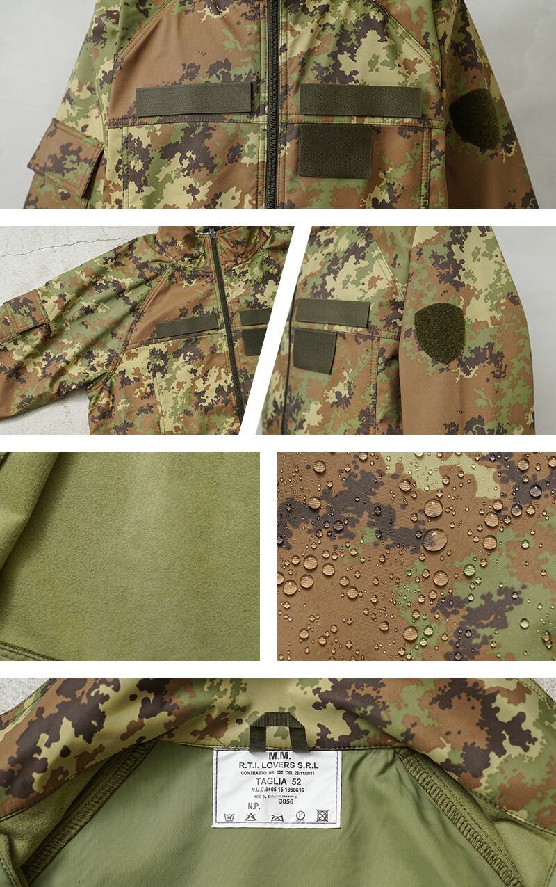 楽天市場】☆実物 新品 デッドストック イタリア軍 M.M. ソフトシェル