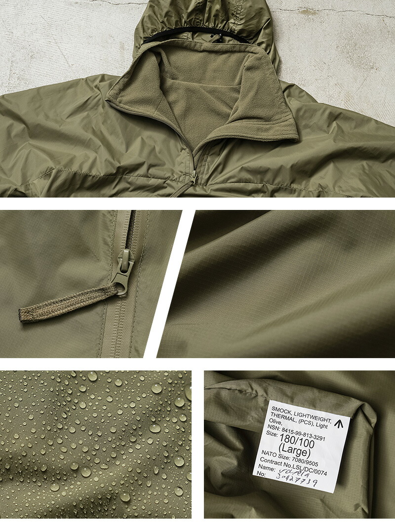 楽天市場】実物 USED イギリス軍 PCS THERMAL スモックパーカー