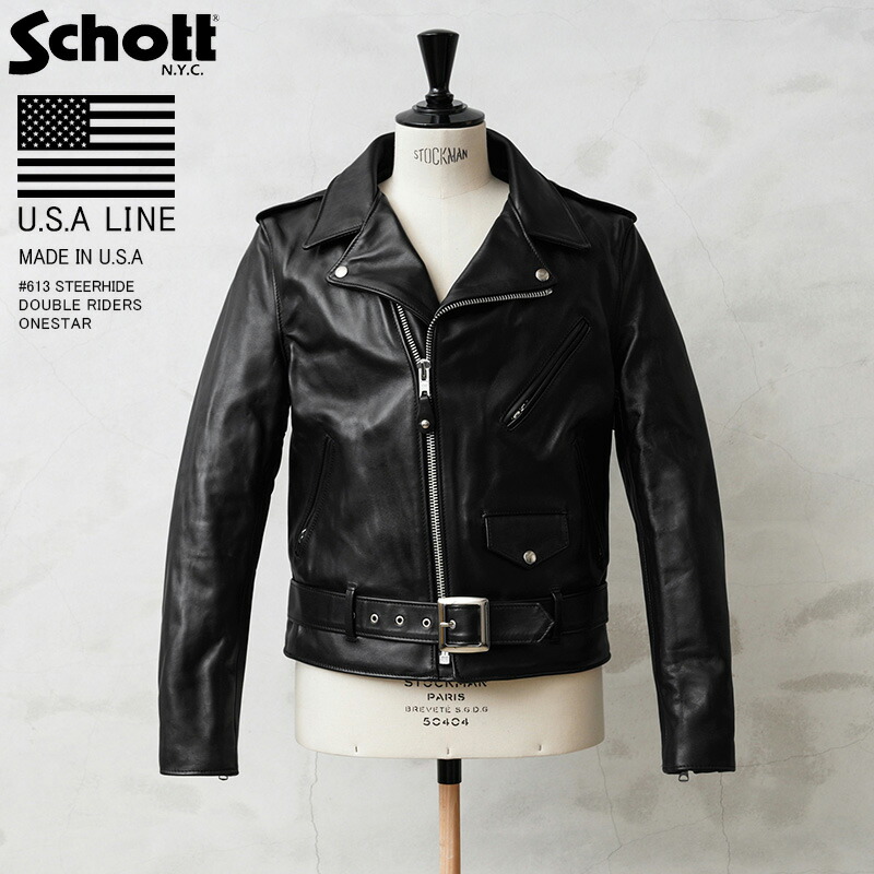 楽天市場】ポイント10倍！Schott ショット USA LINE 613 ONESTAR
