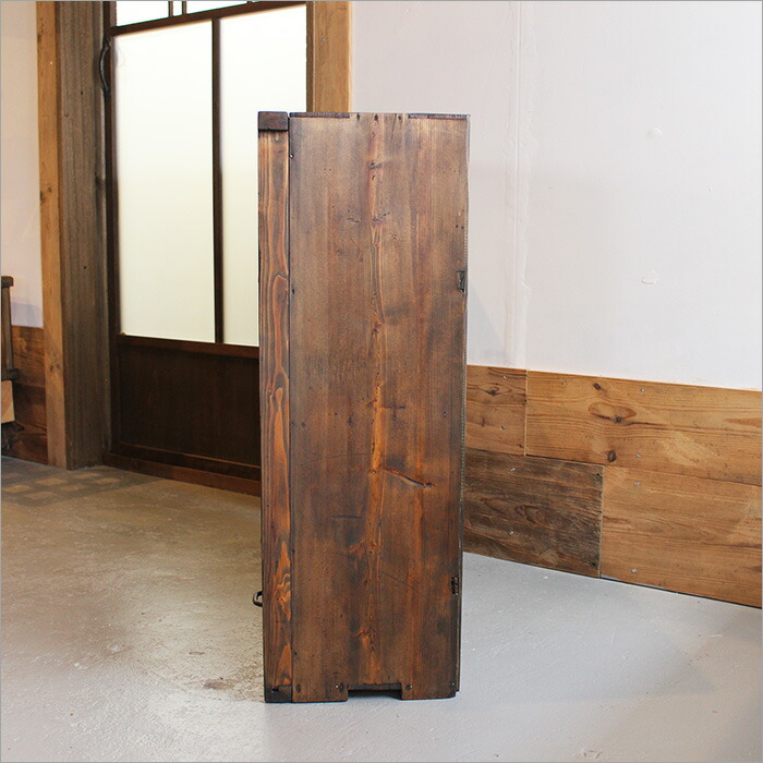 楽天市場】和風 茶箪笥 レトロ 食器棚 収納棚 中古 タンス 茶棚 たんす