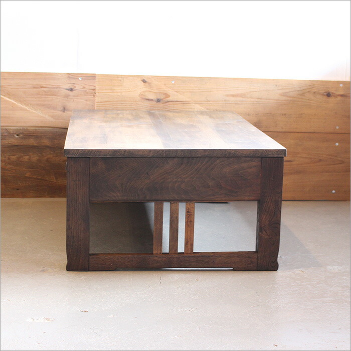 楽天市場】【1点モノ】日本製 古材 文机 アンティーク けやき材 W86cm