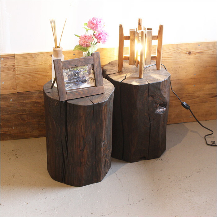 楽天市場】原木 スツール 丸太 椅子 直径30cm ウッドスツール 木製