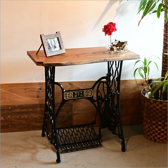 楽天市場】ブラザー社製 1点物 アンティーク ミシンテーブル ミシン台