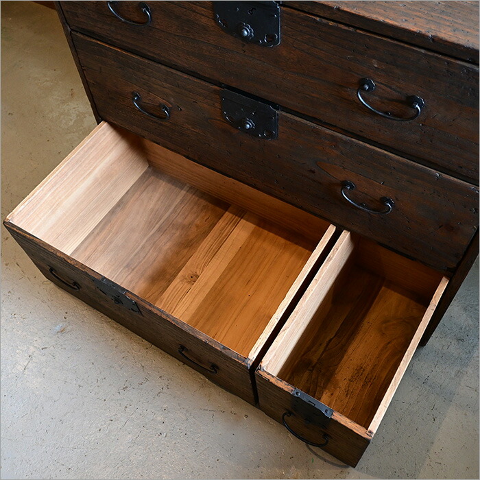 楽天市場】明治時代の和箪笥が現代に蘇る 1点物 和ダンス 箪笥