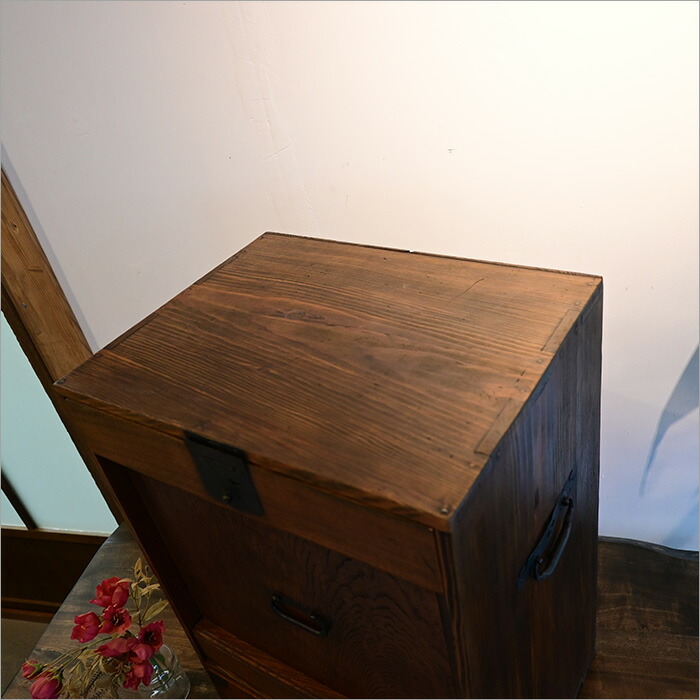 楽天市場】希少 1点物 収納小箪笥 リメイク品 幅43cm 奥行32cm タンス