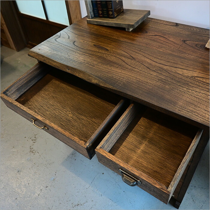 楽天市場】昭和デスク リメイク品 アンティーク デスク ワークデスク