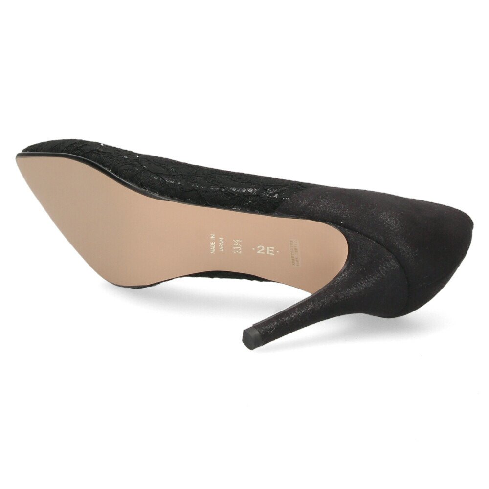 楽天市場】【P2倍☆スーパーセール】 パンプス 黒 レース ハイヒール