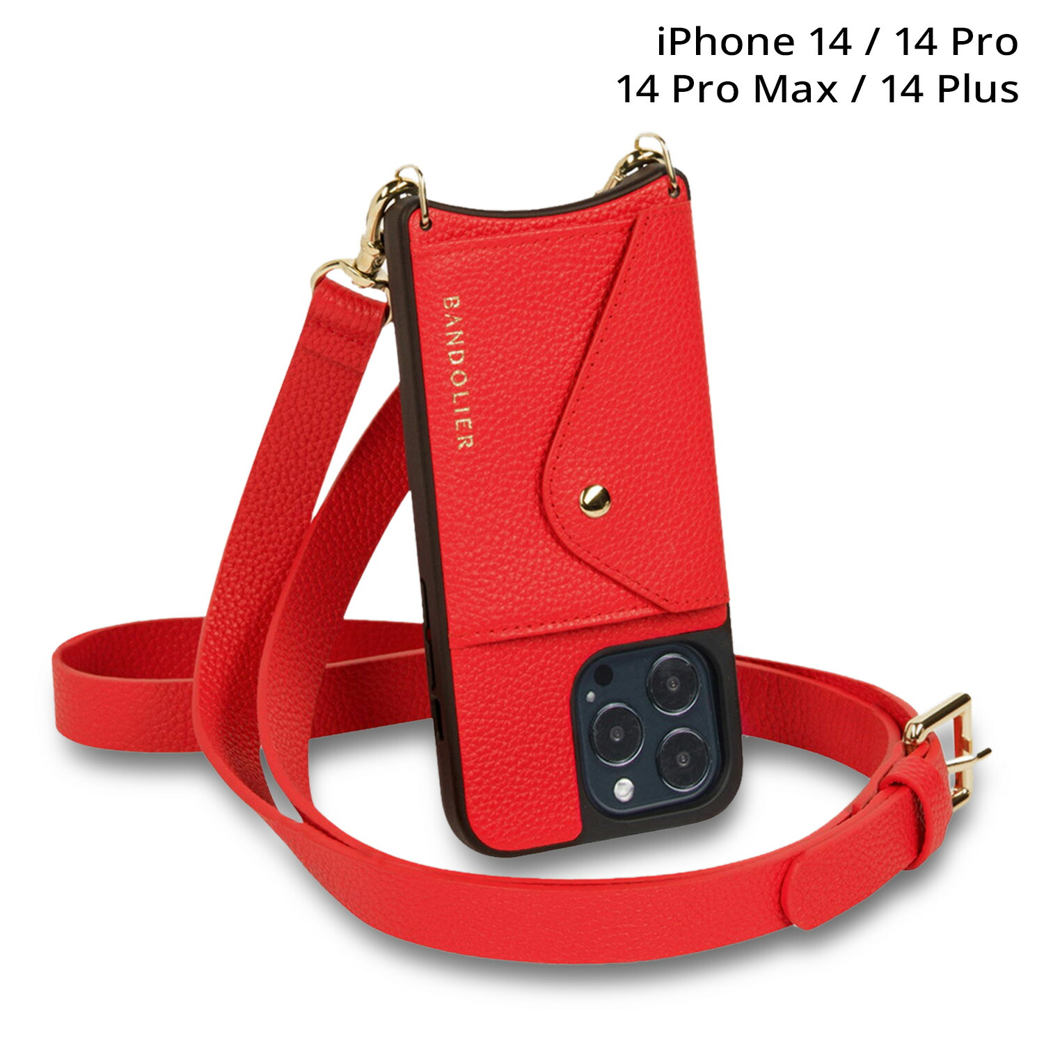 楽天市場】BANDOLIER HAILEY SIDE SLOT POPPY RED バンドリヤー iPhone