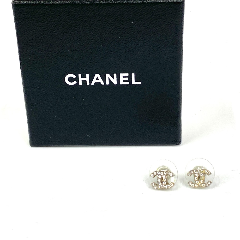 楽天市場】CHANEL シャネル ピアス ピアス ココマーク ラインストーン