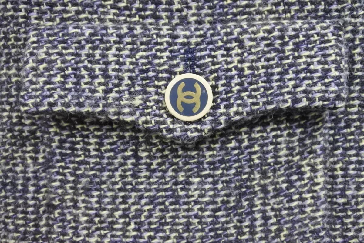 楽天市場】CHANEL シャネル ツイードワンピース ココマークボタン
