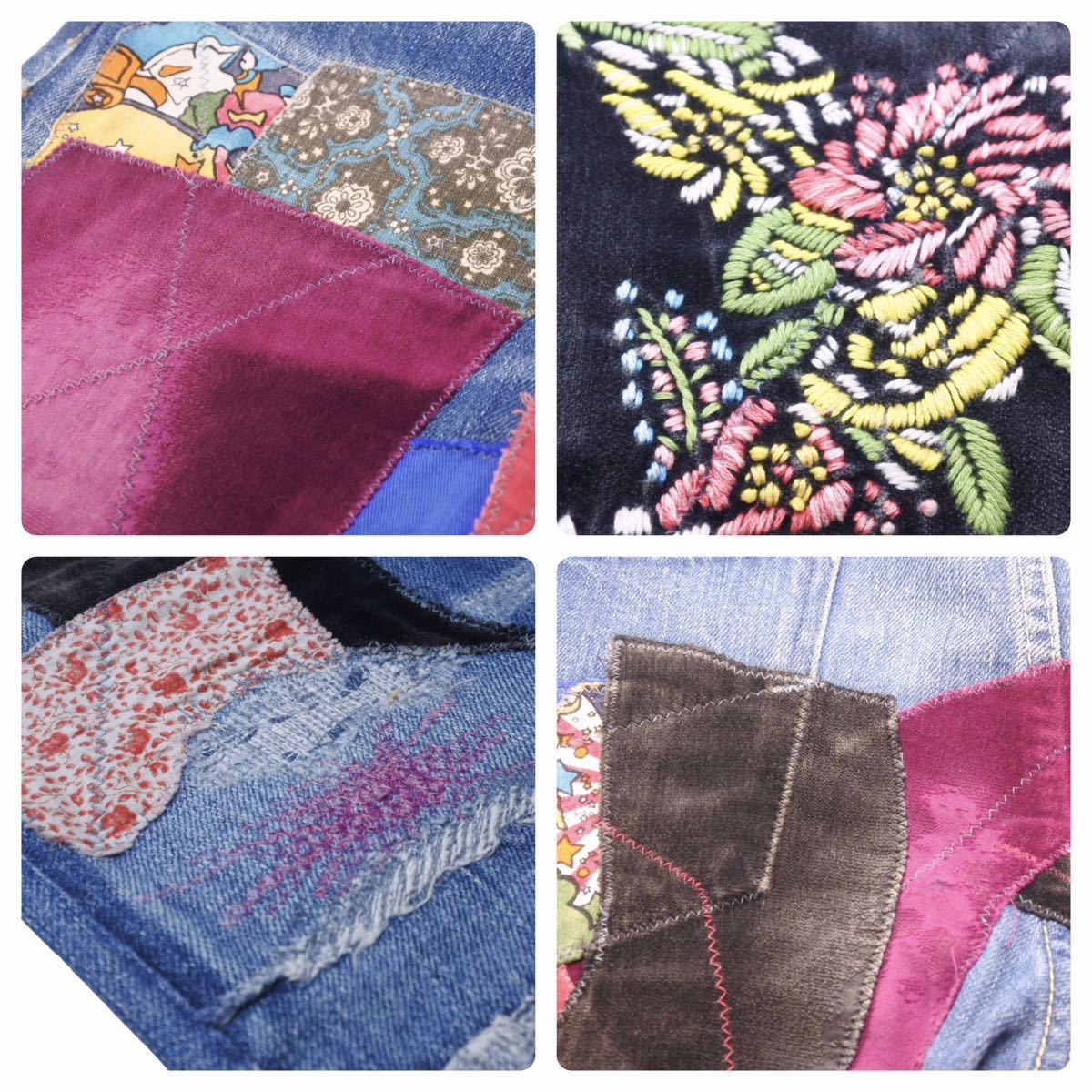 楽天市場】KAPITAL キャピタル デニムパンツ サイケデニム つぎはぎ