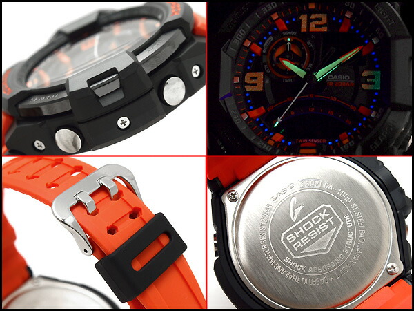 楽天市場】GA-1000-4ADR G-SHOCK Gショック ジーショック gshock