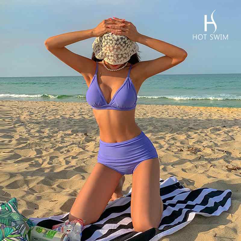 楽天市場】パープル 紫（水着｜レディースファッション）の通販