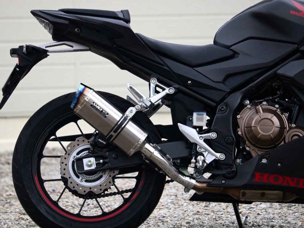 楽天市場】WR'S ダブルアールズ SS-OVAL スリップオンマフラー CBR400R