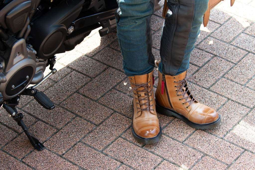 楽天市場】DEGNER デグナー シフトガード付レザーZIPブーツ レディース