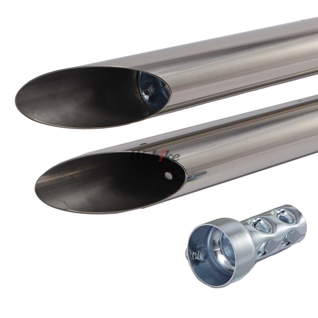 楽天市場】Garage T&F ガレージ ロングドラッグパイプマフラー タイプ1