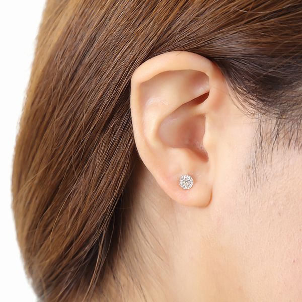 楽天市場】ダイヤモンド ピアス 一粒 鑑定カード付 プラチナ 0.600ctup