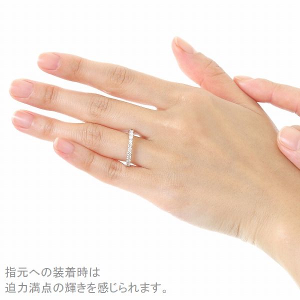 楽天市場】ダイヤモンド リング プラチナ 0.5カラット ハーフ