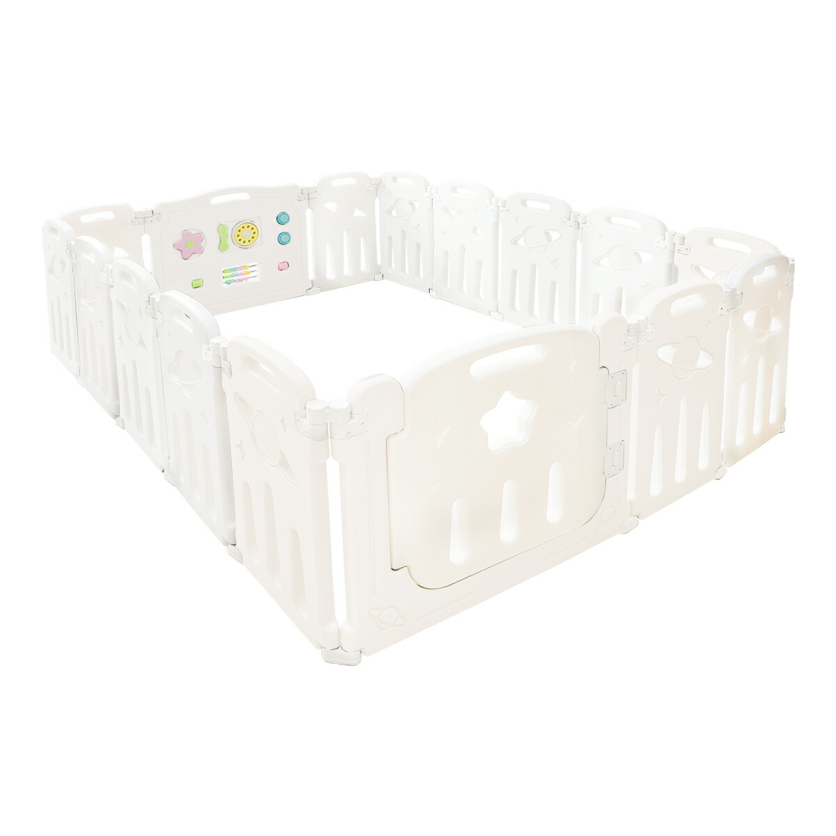 楽天市場】【スーパーセール 最大84%OFF!】ベビーサークル 折りたたみ