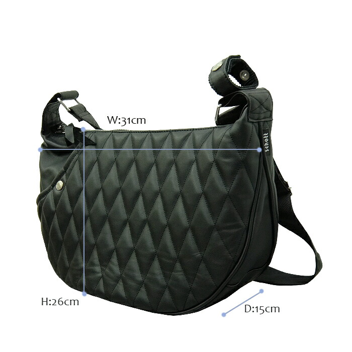 美品 Schott PADDED BANANA BAG ショット 牛革 ハーレー Schott