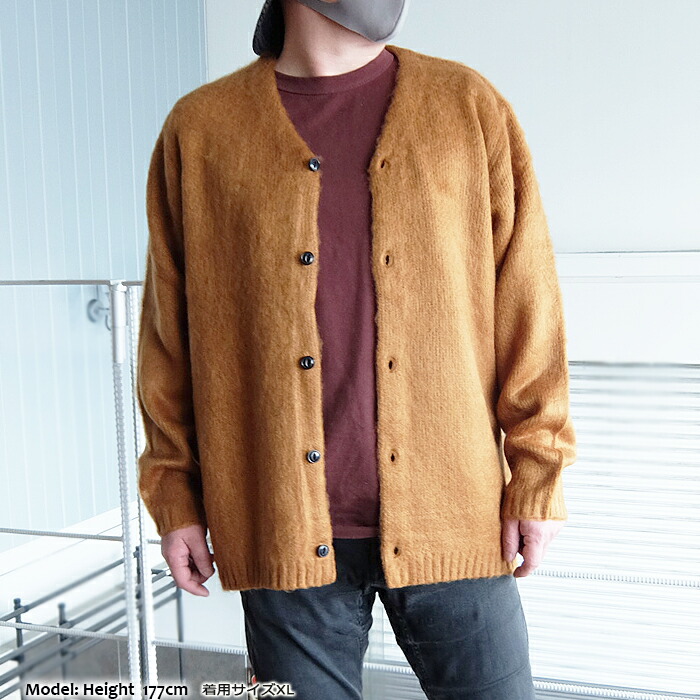楽天市場】UNIVERD72(ユニバード72) MOHAIR TOUCH CARDIGAN SOLID