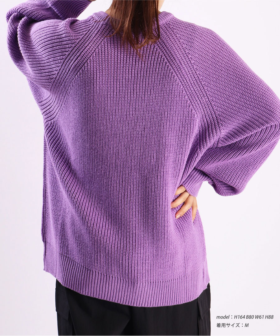 楽天市場】派手色 蛍光 畦編み あぜ ニット セーター メンズ