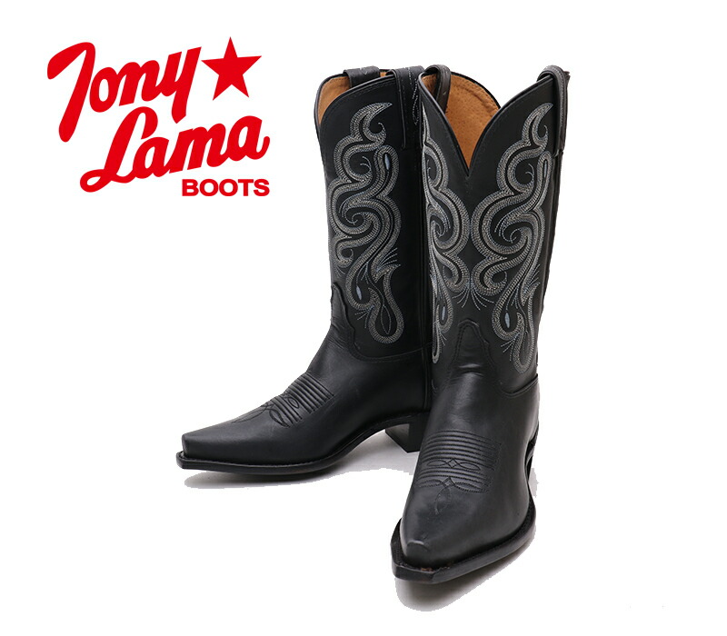 楽天市場】[TONY LAMA] トニーラマ 7912L Black Stallion ブラック