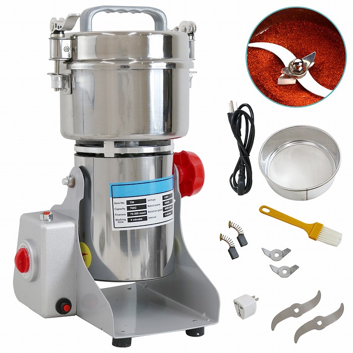 楽天市場】電動 小型 食品 粉砕機 ハイ スピードミル 家庭 業務 用